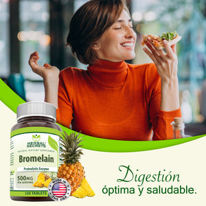 HERBAL SECRETS® BROMELAIN 500MG 120 TABLETS