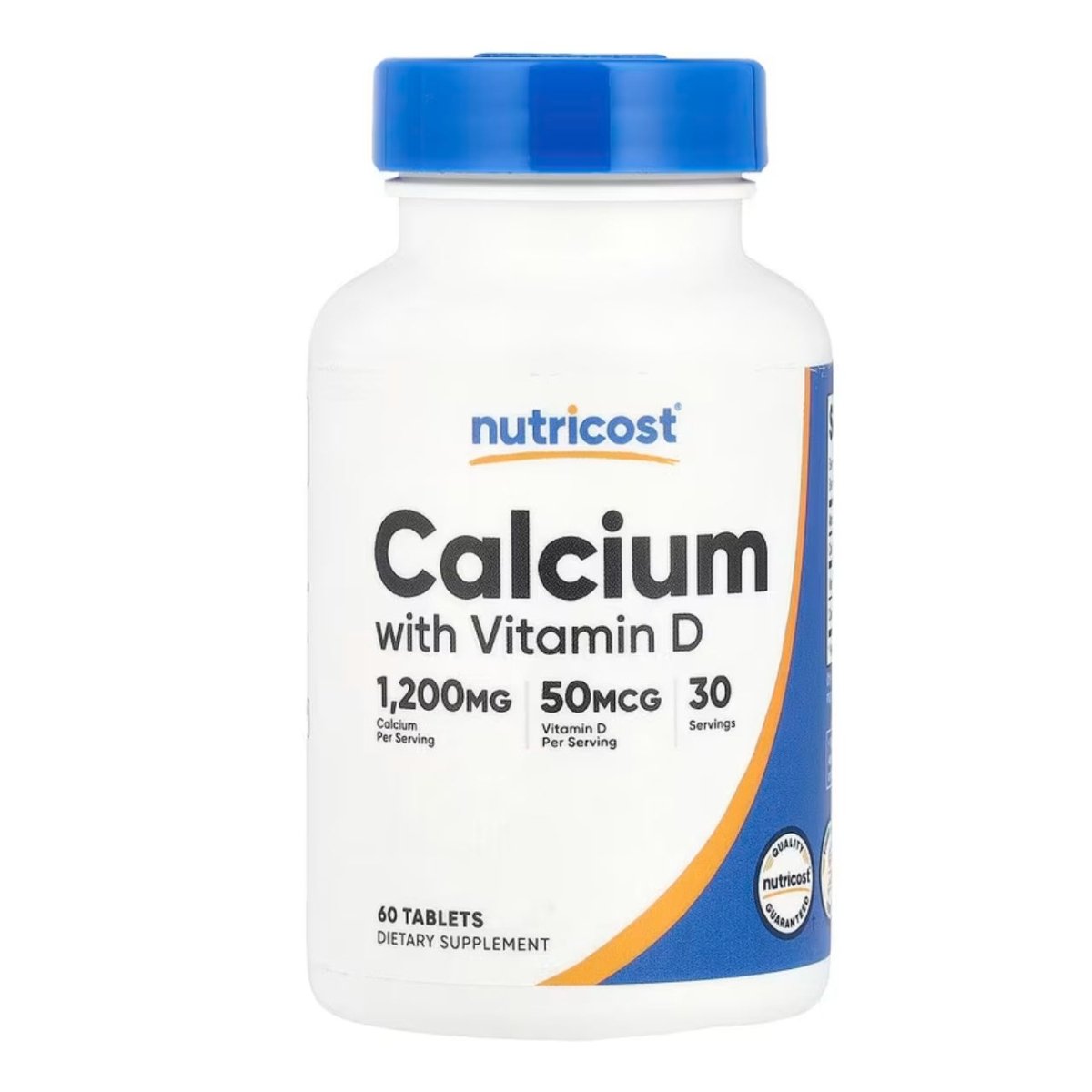 Nutricost Calcio con Vitamina D 60 Tabletas - Hi Vitamins