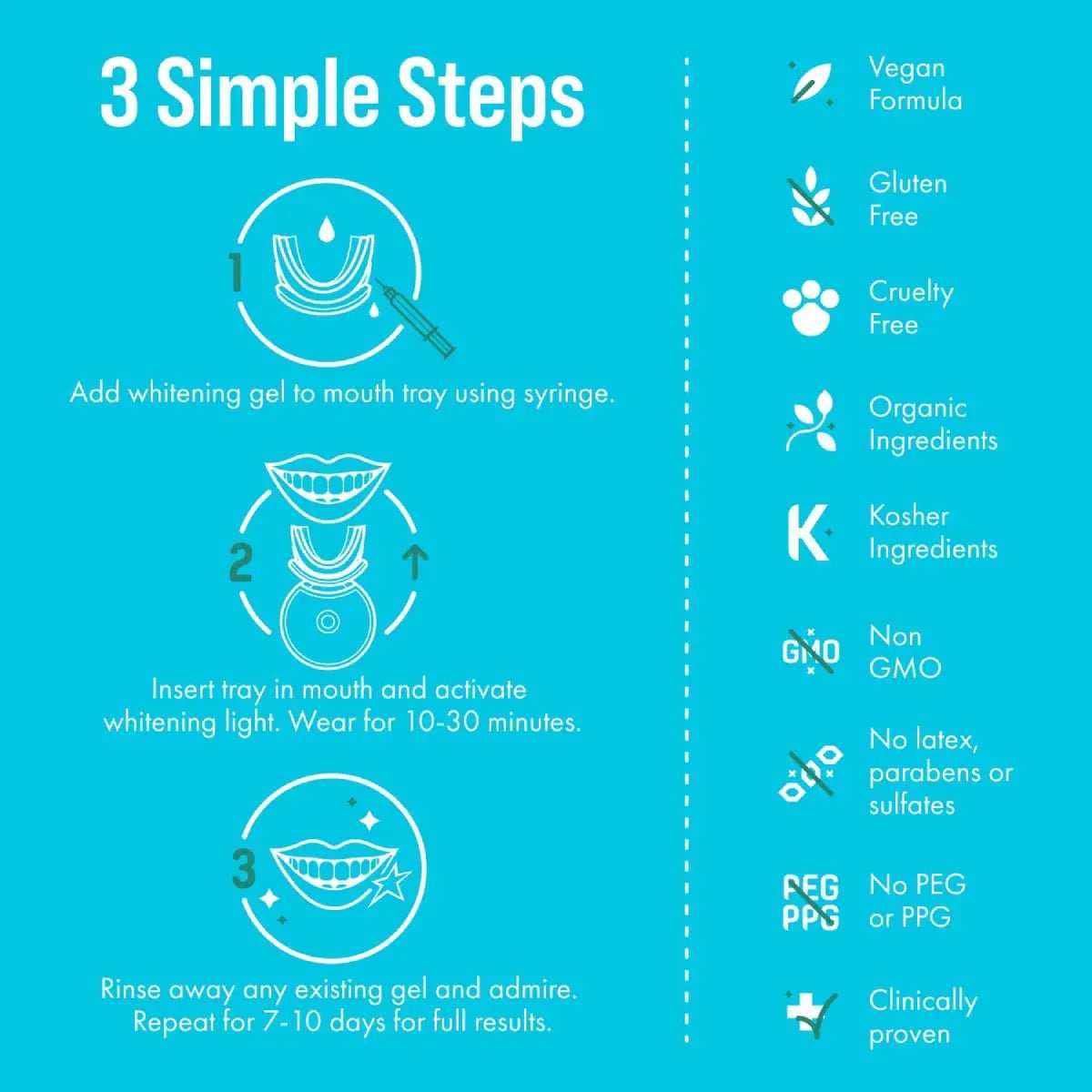 Cali White Deluxe Sistema de Blanqueamiento Dental - Hi Vitamins