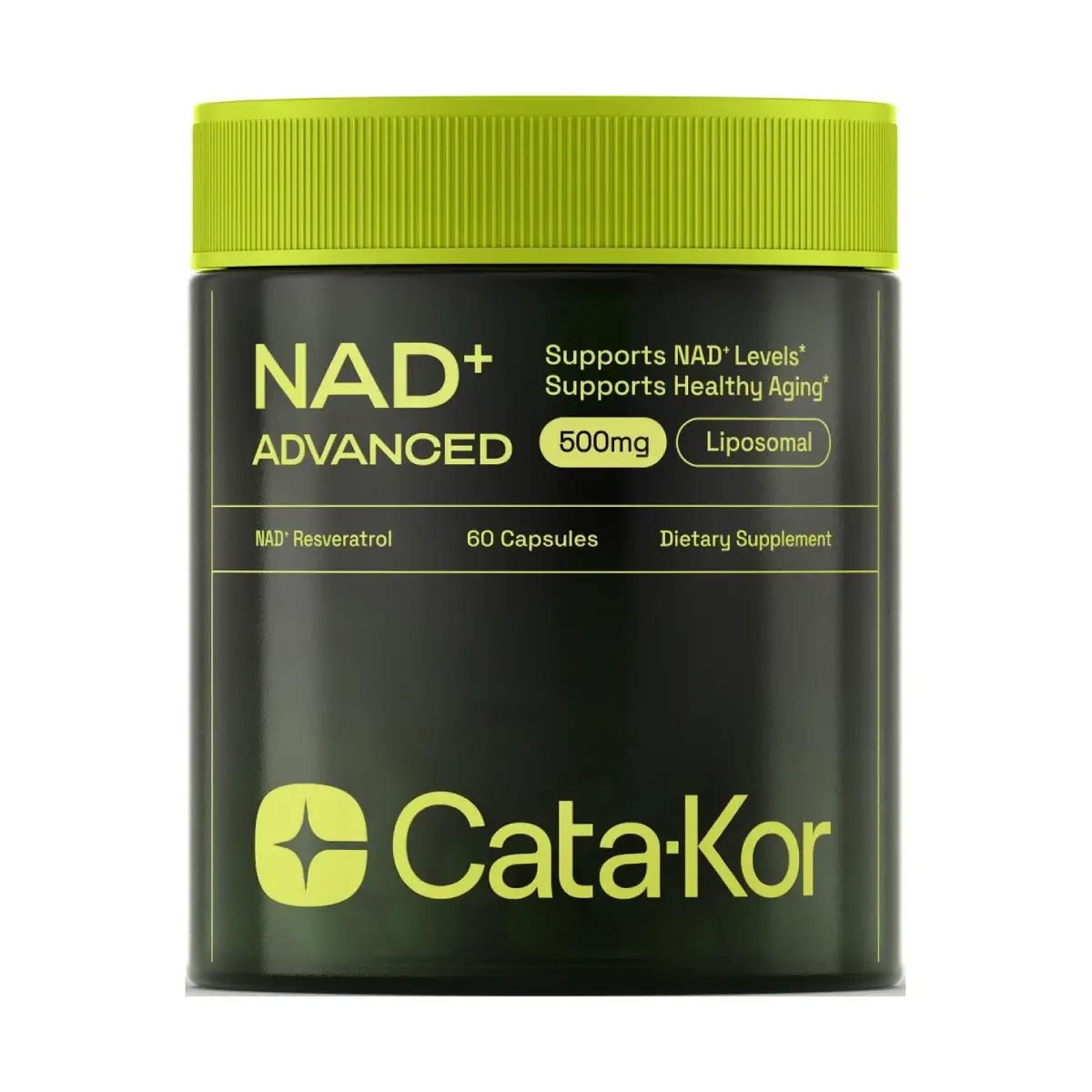 Cata - Kor NAD+ Advanced 500 mg 60 Cápsulas - Hi Vitamins
