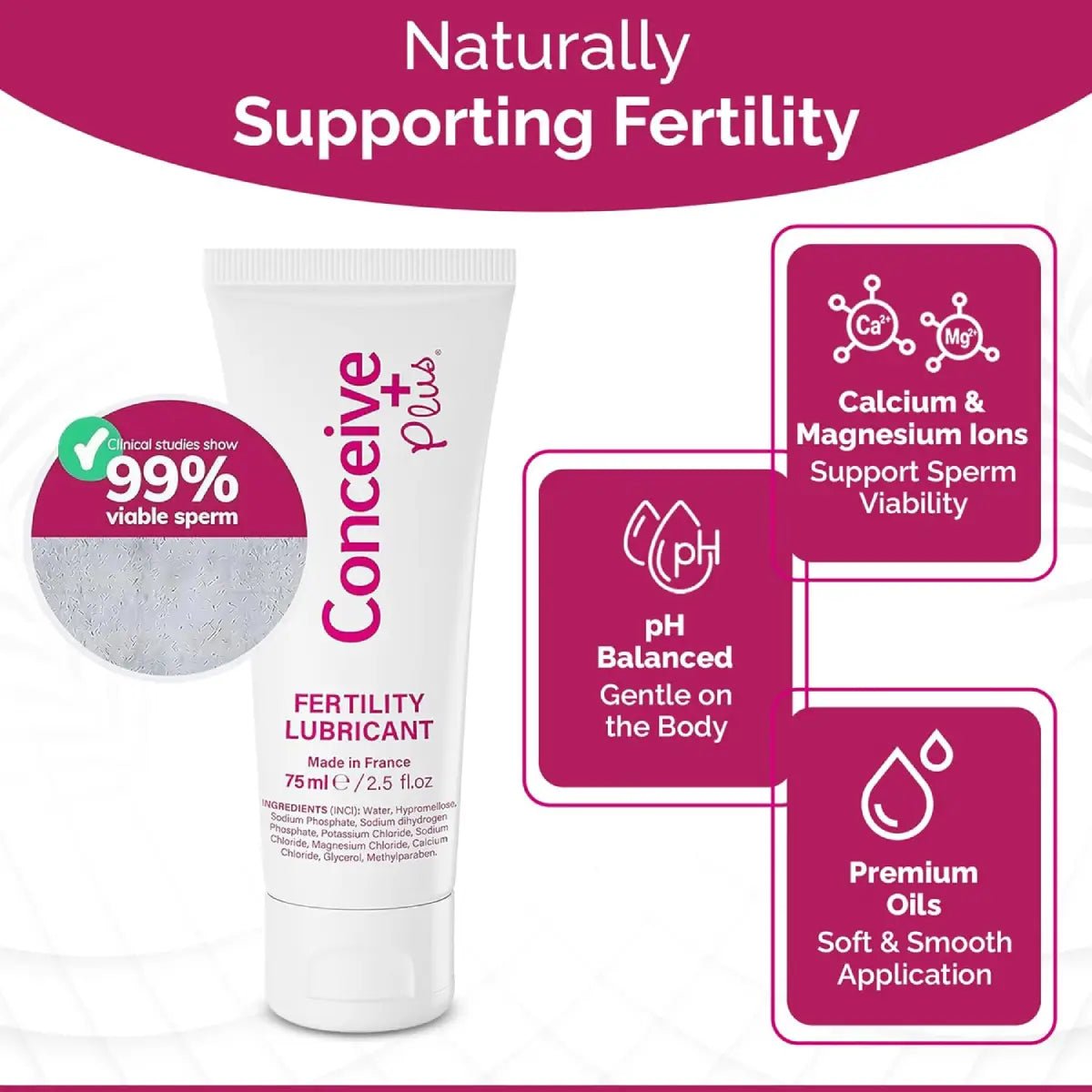 Conceive Plus Fertility Lubricant 75 ml - Hi Vitamins