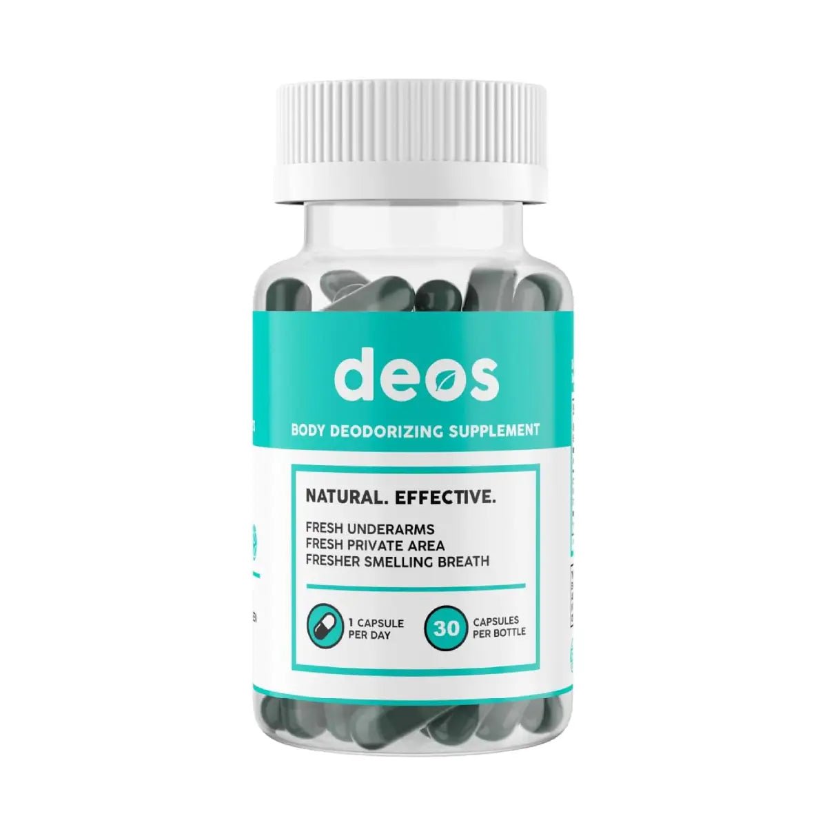 DEOS Suplemento Desodorizante Corporal 30 Cápsulas - Hi Vitamins