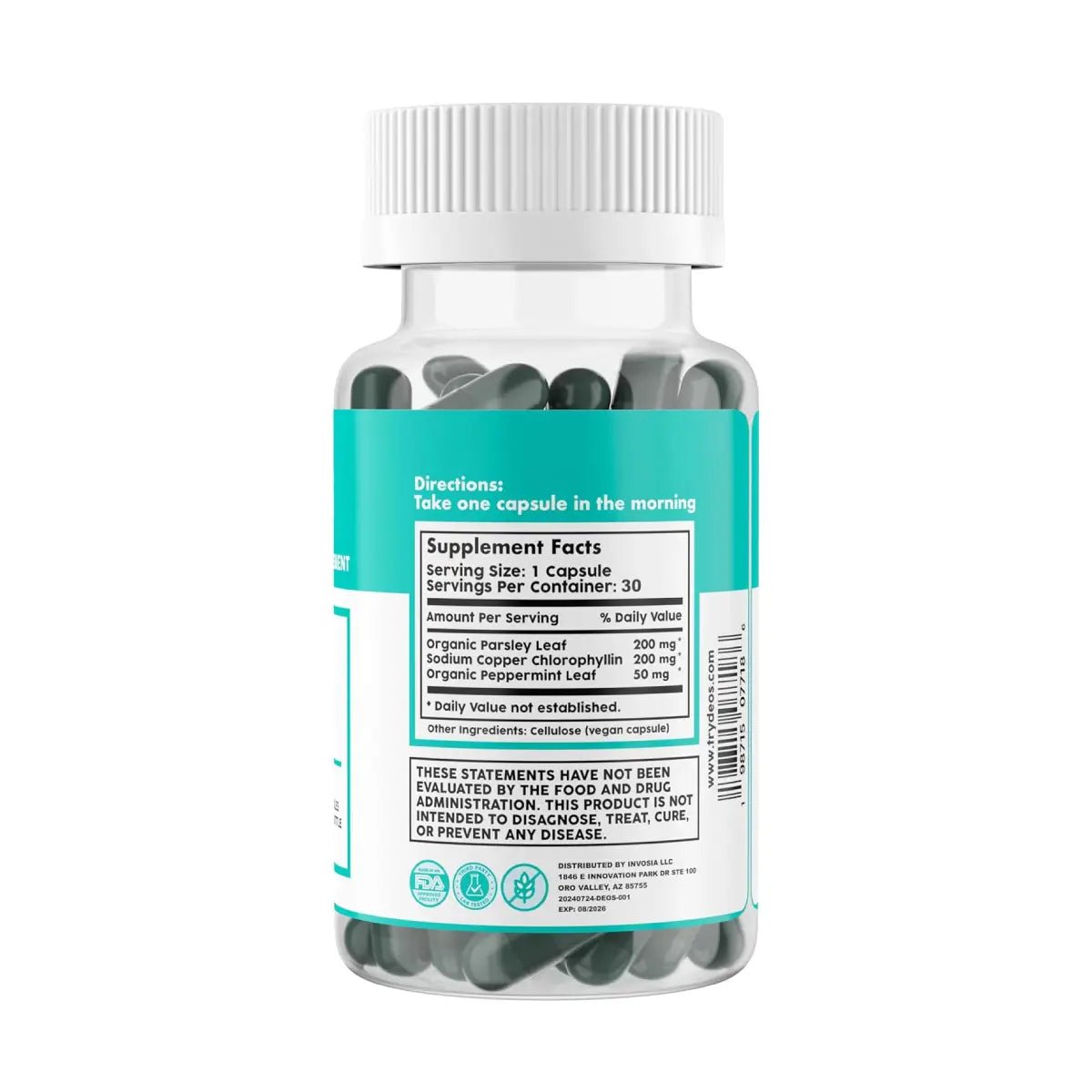 DEOS Suplemento Desodorizante Corporal 30 Cápsulas - Hi Vitamins