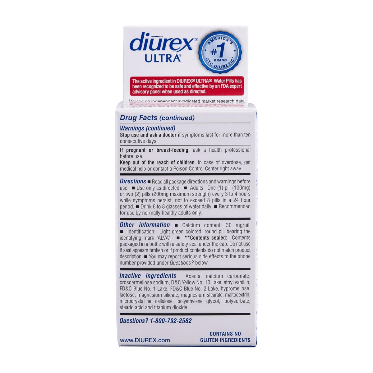 Diurex Ultra Water Pills 80 - Hi Vitamins