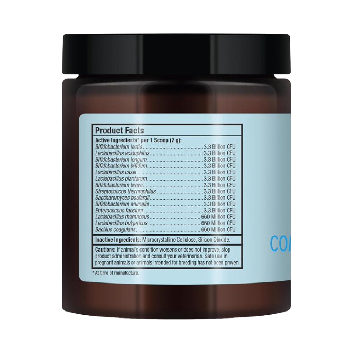 Dr. Mercola Bark & Whiskers Complete Probiotics 90 g Probióticos en Polvo para Perros y Gatos Apoyo Digestivo y Flora Intestinal - Hi Vitamins