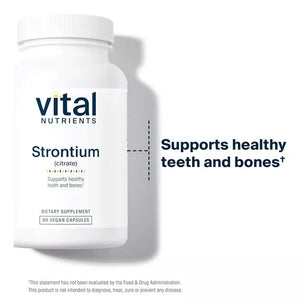 VITAL NUTRIENTS • STRONTIUM (CITRATE) 227 MG 90 CAPSULES