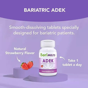 BARIMELTS® ADEK STRAWBERRY FLAVOR 60 TABLETS