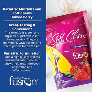 BARIATRIC FUSION® MULTIVITAMIN MIXED BERRY 60 SOFT CHEWS