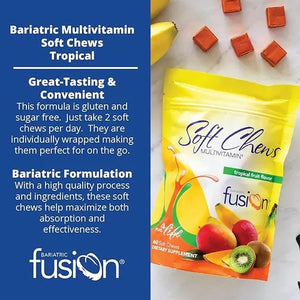 BARIATRIC FUSION® MULTIVITAMIN TROPICAL FRUIT 60 SOFT CHEWS