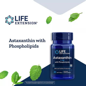 LIFE EXTENSION ASTAXANTHIN WITH PHOSPHOLIPIDS 4 MG 30 CAPSULES