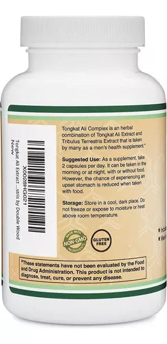 DOUBLE WOOD TONGKAT ALI COMPLEX 1020 MG 120 CAPSULES