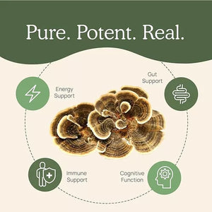 REAL MUSHROOMS™ TURKEY TAIL 90 CAPSULES