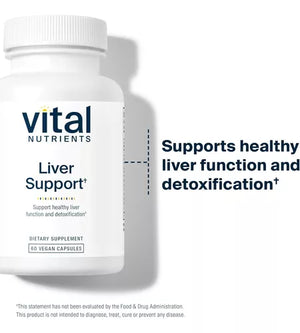 VITAL NUTRIENTS • LIVER SUPPORT 60 CAPSULES