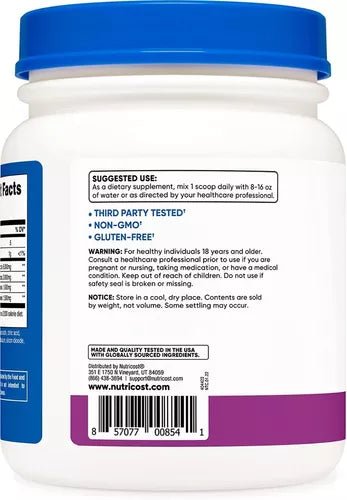 Nutricost® BCAA 900 Grs Sabor Uva - Hi Vitamins