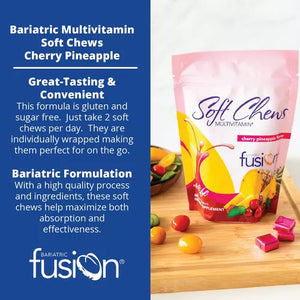 BARIATRIC FUSION® MULTIVITAMIN CHERRY PINEAPPLE 60 SOFT CHEWS