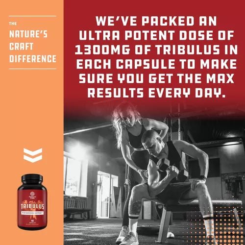 Natures' Craft Tribulus 90 Cápsulas - Hi Vitamins