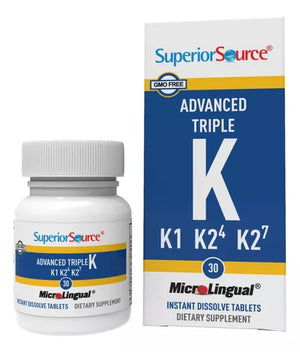 SUPERIOR SOURCE® ADVANCED TRIPLE K MICROLINGUAL 30 TABLETS