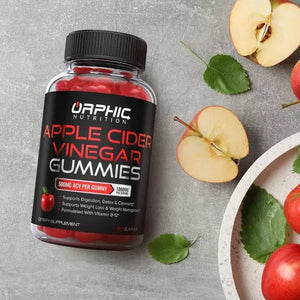 ORPHIC NUTRITION APPLE CIDER VINEGAR 500 MG 60 GUMMIES