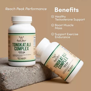 DOUBLE WOOD TONGKAT ALI COMPLEX 1020 MG 120 CAPSULES