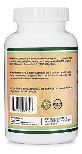 DOUBLE WOOD QUERCETIN WITH BROMELAIN 120 CAPSULES