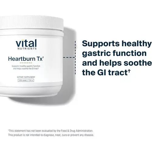 Vital Nutrients Heartburn Tx 218 G 7.6 Oz - Hi Vitamins