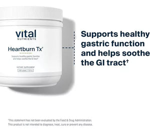 VITAL NUTRIENTS • HEARTBURN TX 218 G 7.6 OZ