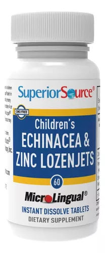 SUPERIOR SOURCE® CHILDREN'S ECHINACEA & ZINC LOZENGJETS 60 MICROLINGUAL TABLETS