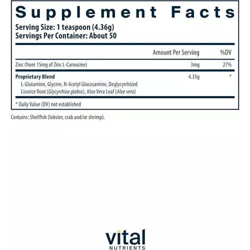Vital Nutrients Heartburn Tx 218 G 7.6 Oz - Hi Vitamins