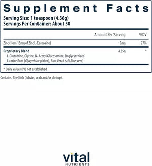 VITAL NUTRIENTS • HEARTBURN TX 218 G 7.6 OZ