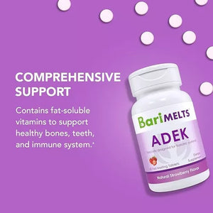 BARIMELTS® ADEK STRAWBERRY FLAVOR 60 TABLETS