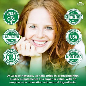 ZAZZEE NATURALS • BETA GLUCANS 1,3/1,6 - 100% 90 CAPSULES