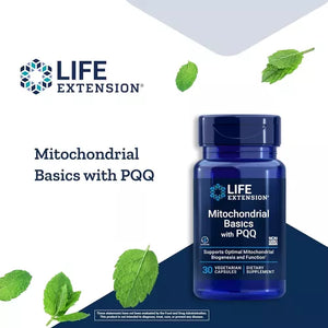 LIFE EXTENSION® MITOCHONDRIAL BASICS WITH PQQ 30 CAPSULES