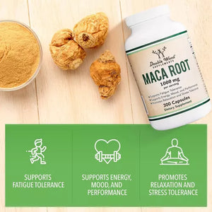 DOUBLE WOOD MACA ROOT 1000 MG  300 CAPSULES