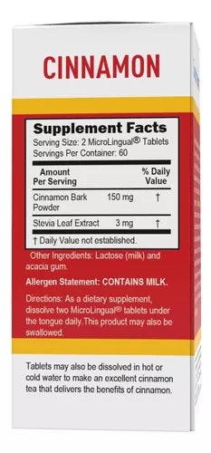 SUPERIOR SOURCE® CINNAMON 150 MG 120 MICROLINGUAL TABLETS