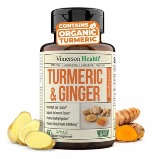 VIMERSON HEALTH TURMERIC & GINGER 60 CAPSULES