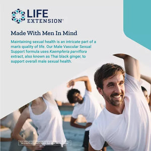 LIFE EXTENSION MALE VASCULAR SUPPORT 30 CAPSULES