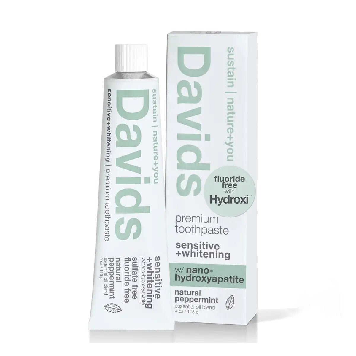 Davids Pasta de Dientes Premium con Menta 113g - Hi Vitamins