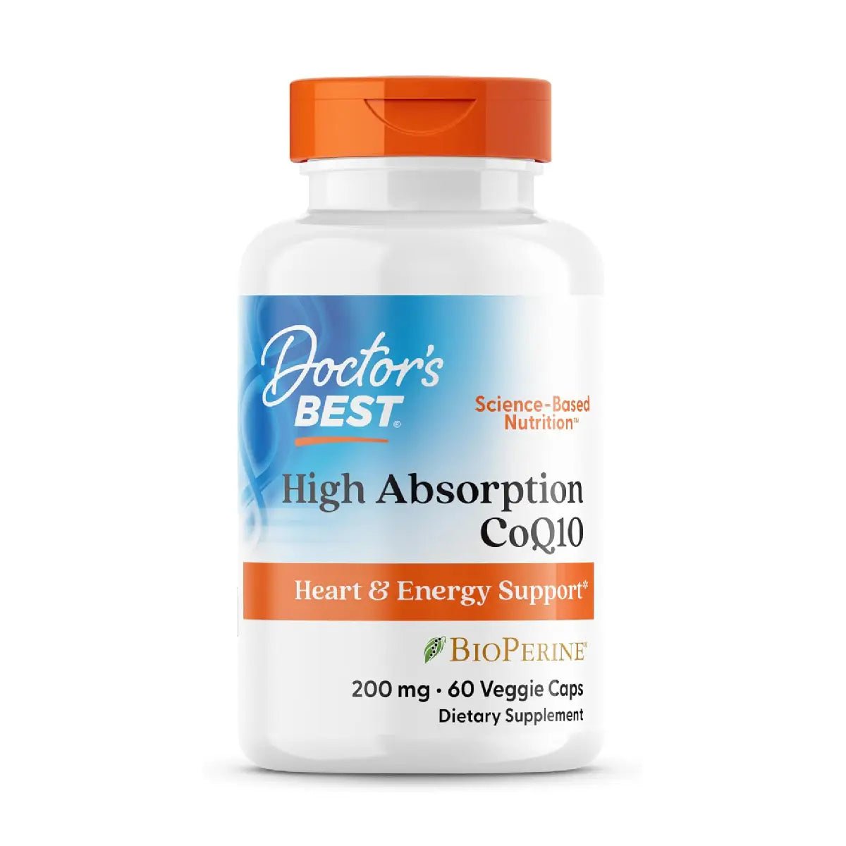 Doctor's Best Alta Absorción CoQ10 200 Mg 60 Softgels - Hi Vitamins