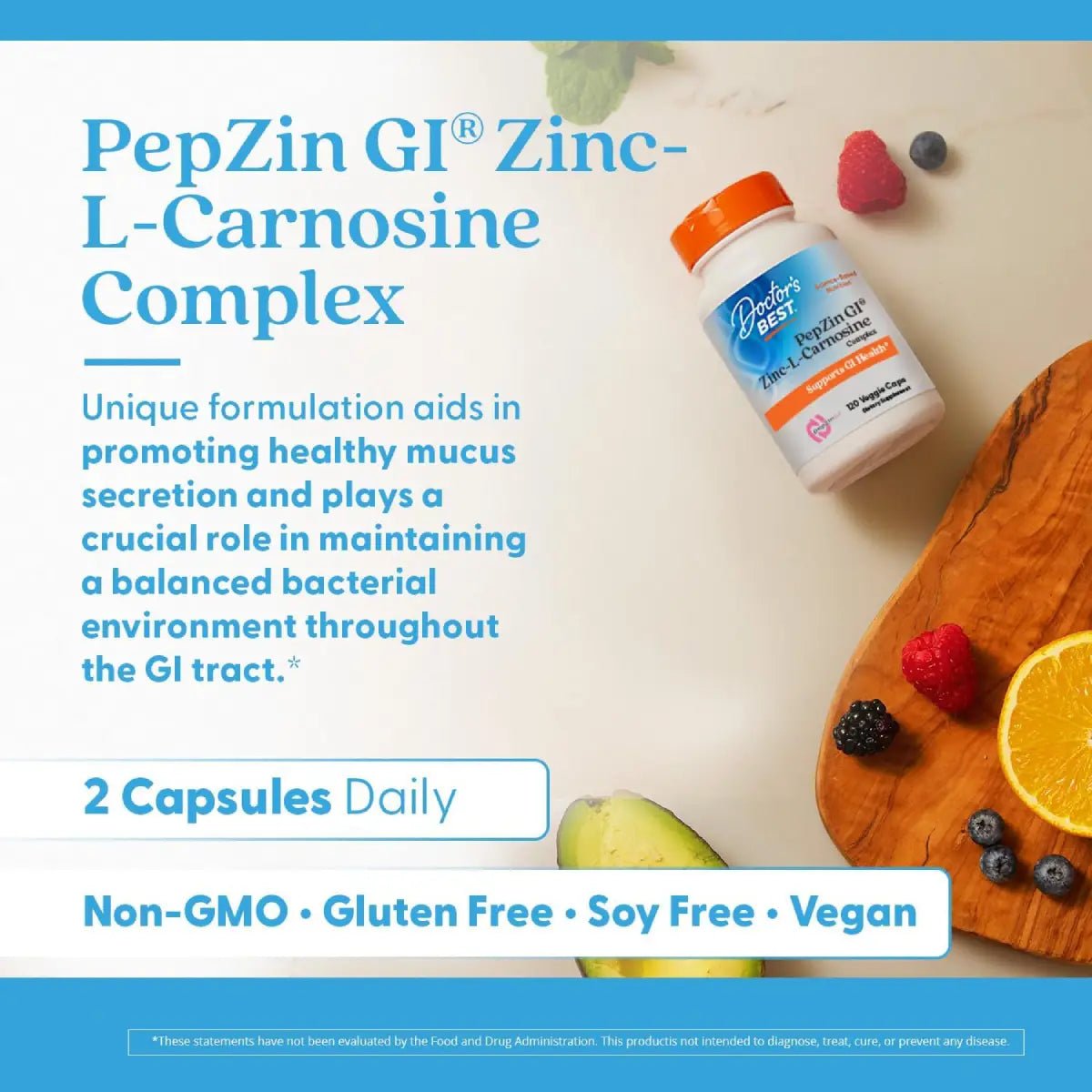 Doctor's Best Pepzin GI 120 Cápsulas - Hi Vitamins