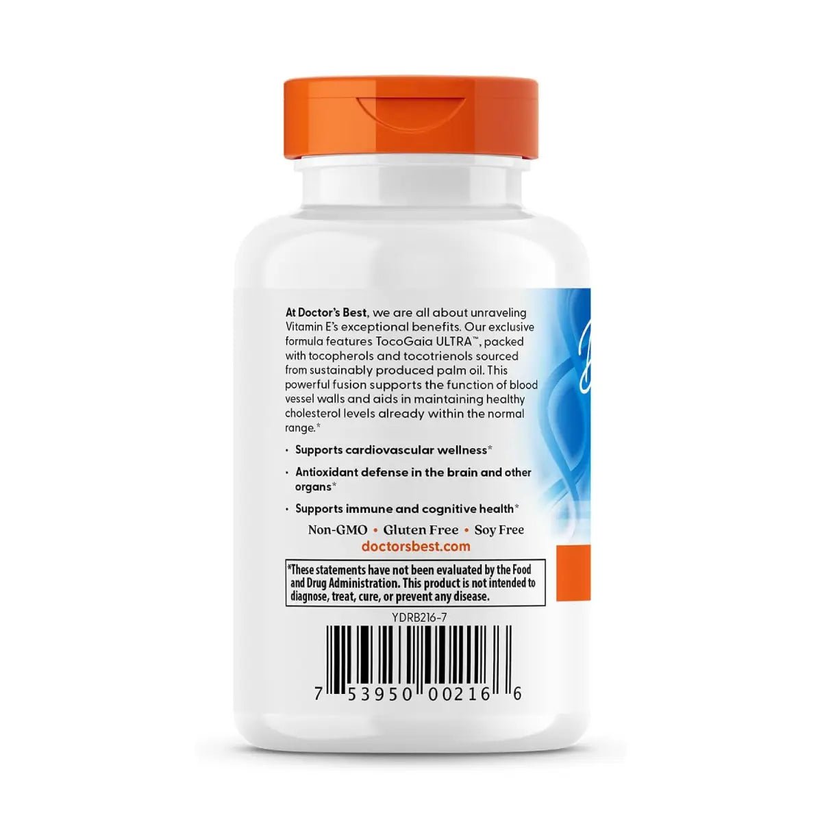 Doctor’s Best® Vitamina E Tocotrienols 50 mg 60 Softgels - Hi Vitamins