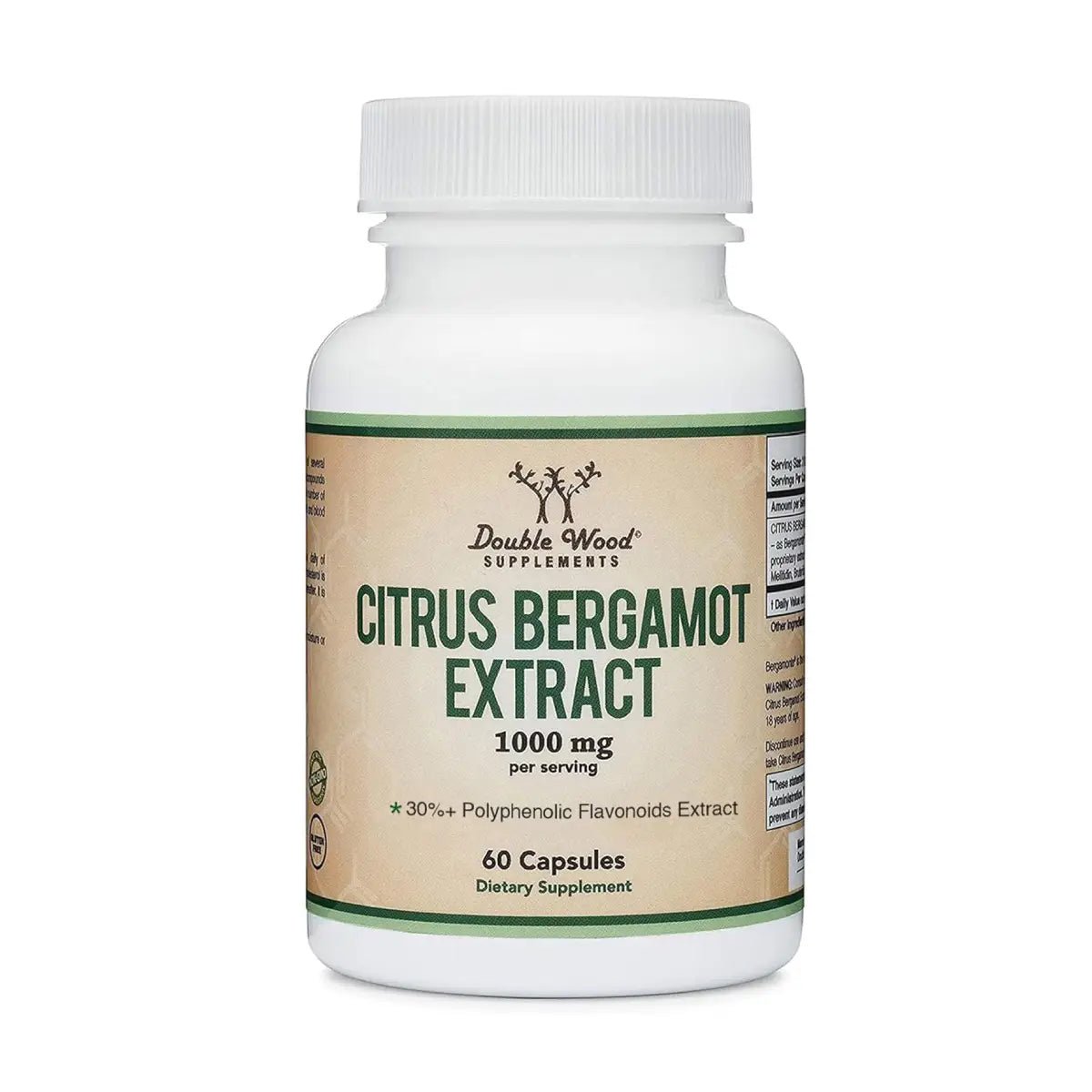 Double Wood Extracto De Bergamota Cítrica 1,000 Mg 60 Cápsulas - Hi Vitamins