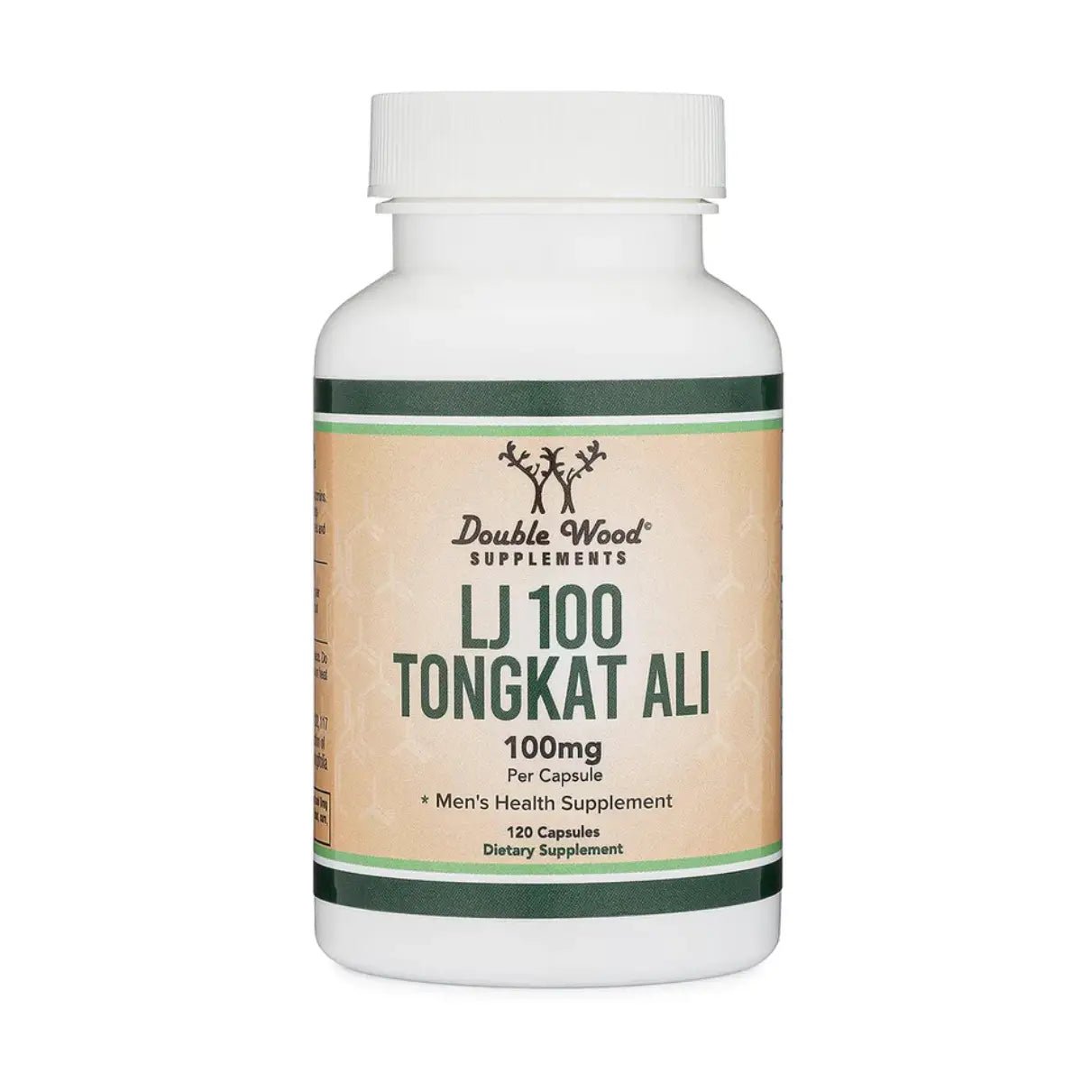 Double Wood LJ 100 Tongkat Ali 100 Mg 120 Cápsulas - Hi Vitamins