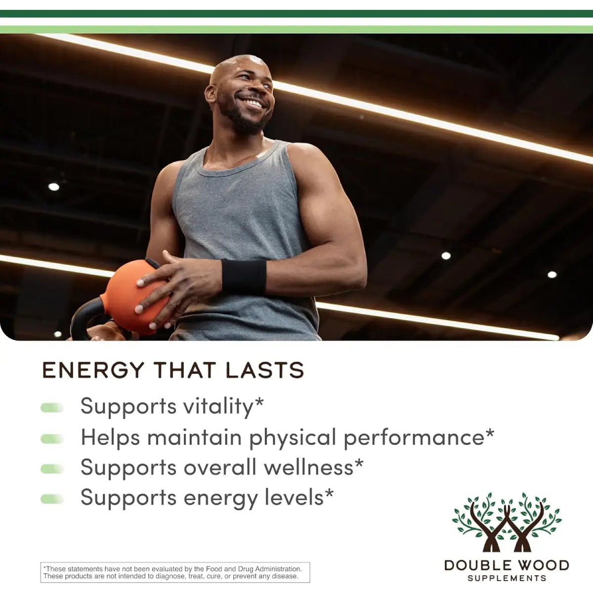 Double Wood LJ 100 Tongkat Ali 100 Mg 120 Cápsulas - Hi Vitamins