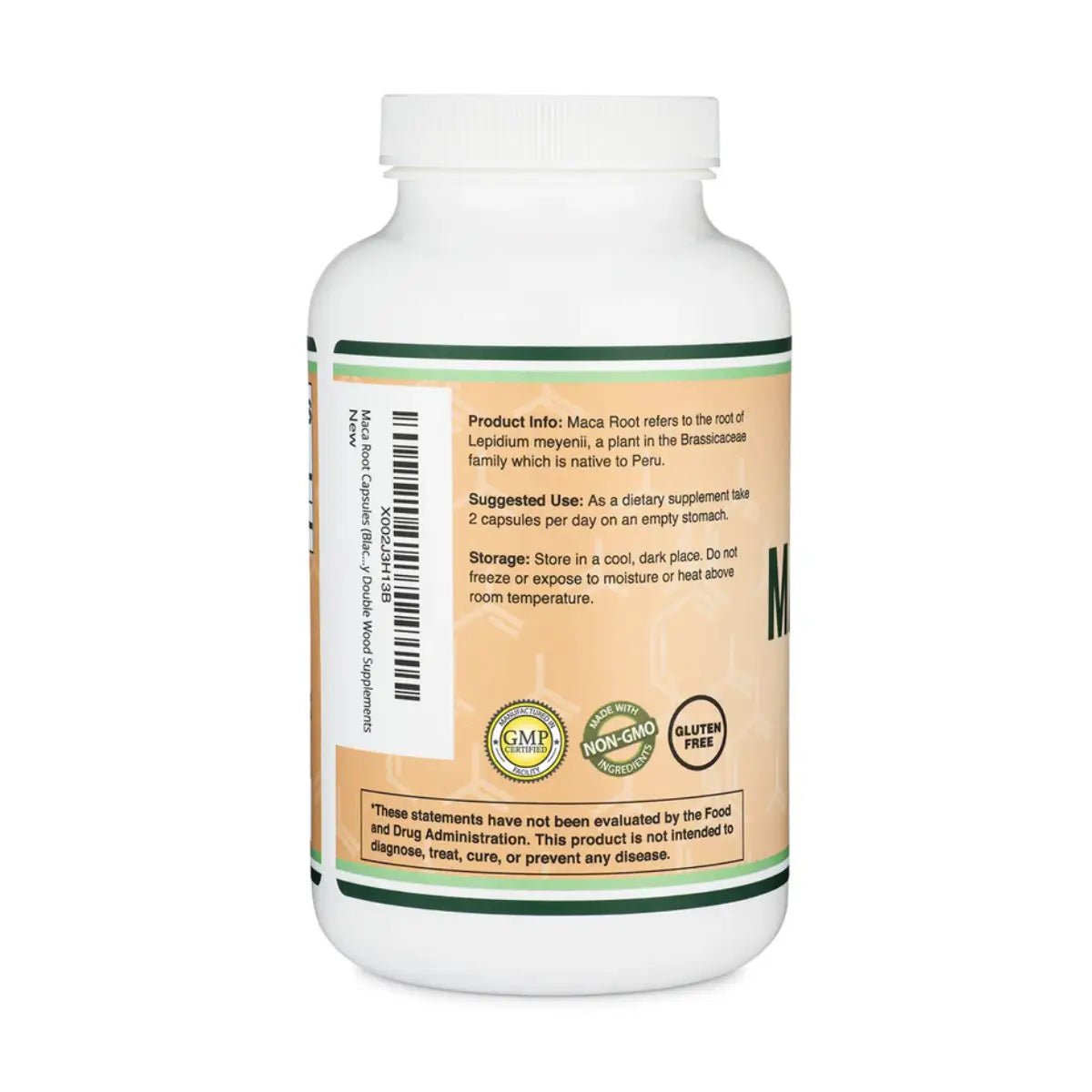 Double Wood Raíz de Maca 1000 Mg 300 Cápsulas - Hi Vitamins