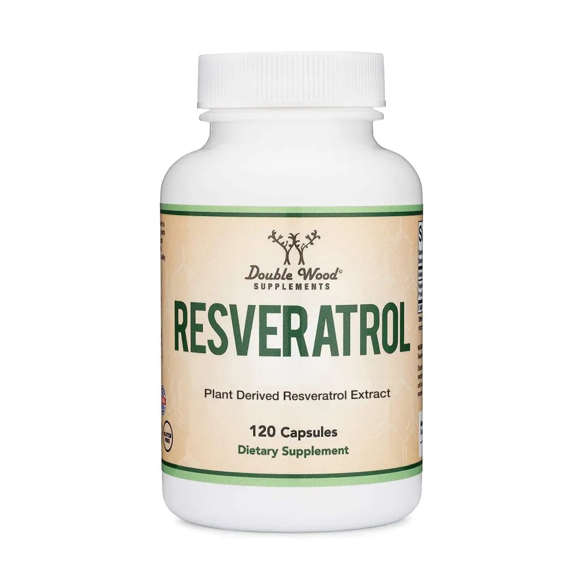 Double Wood Resveratrol 120 Cápsulas - Hi Vitamins