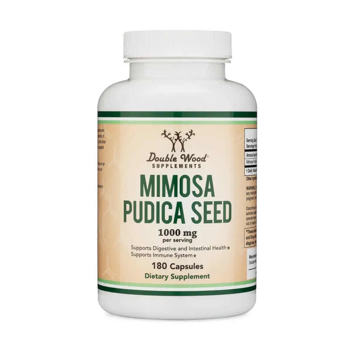 Double Wood Semilla de Mimosa Pudica 1000 Mg 180 Cápsulas - Hi Vitamins
