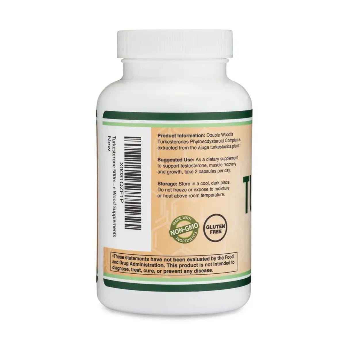 Double Wood TURK 500 | 500 Mg 120 Cápsulas - Hi Vitamins