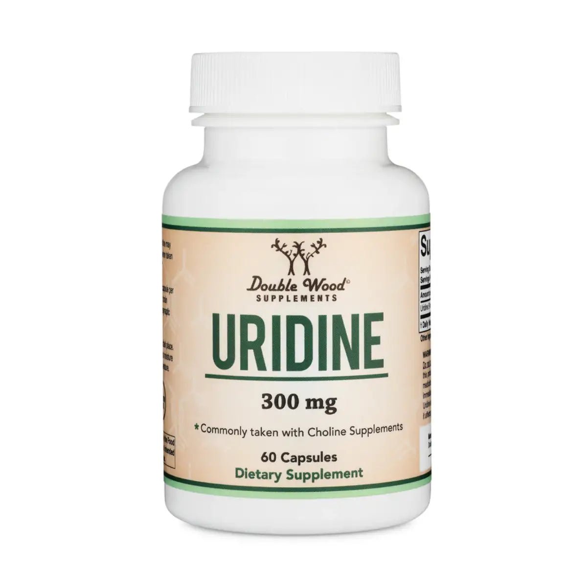 Double Wood Uridine 300 Mg 60 Cápsulas - Hi Vitamins