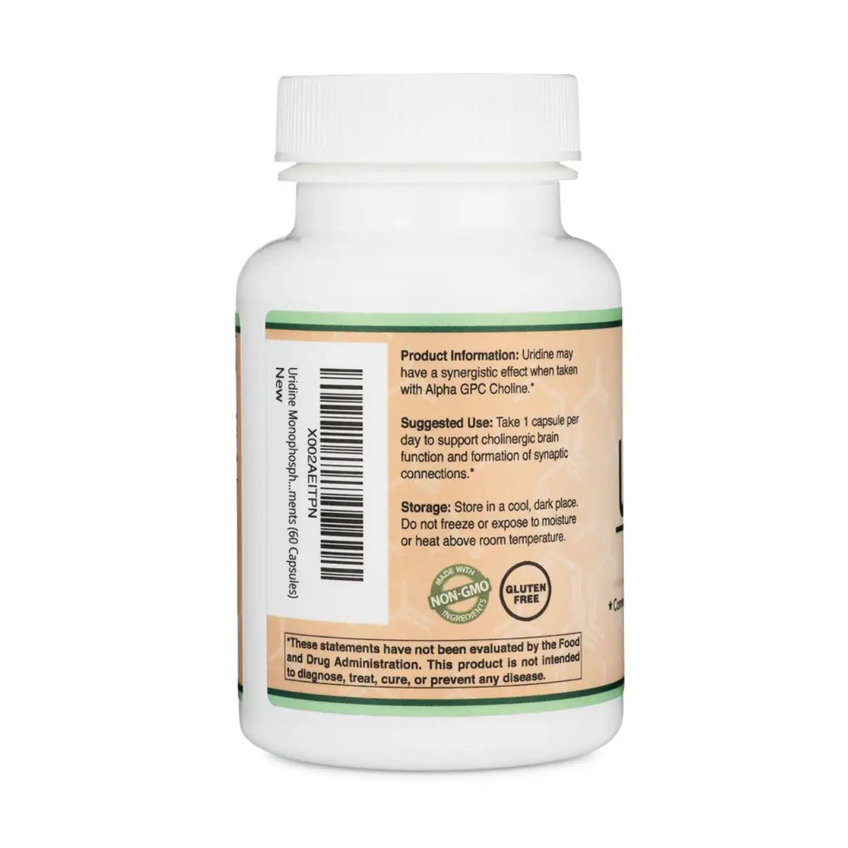 Double Wood Uridine 300 Mg 60 Cápsulas - Hi Vitamins