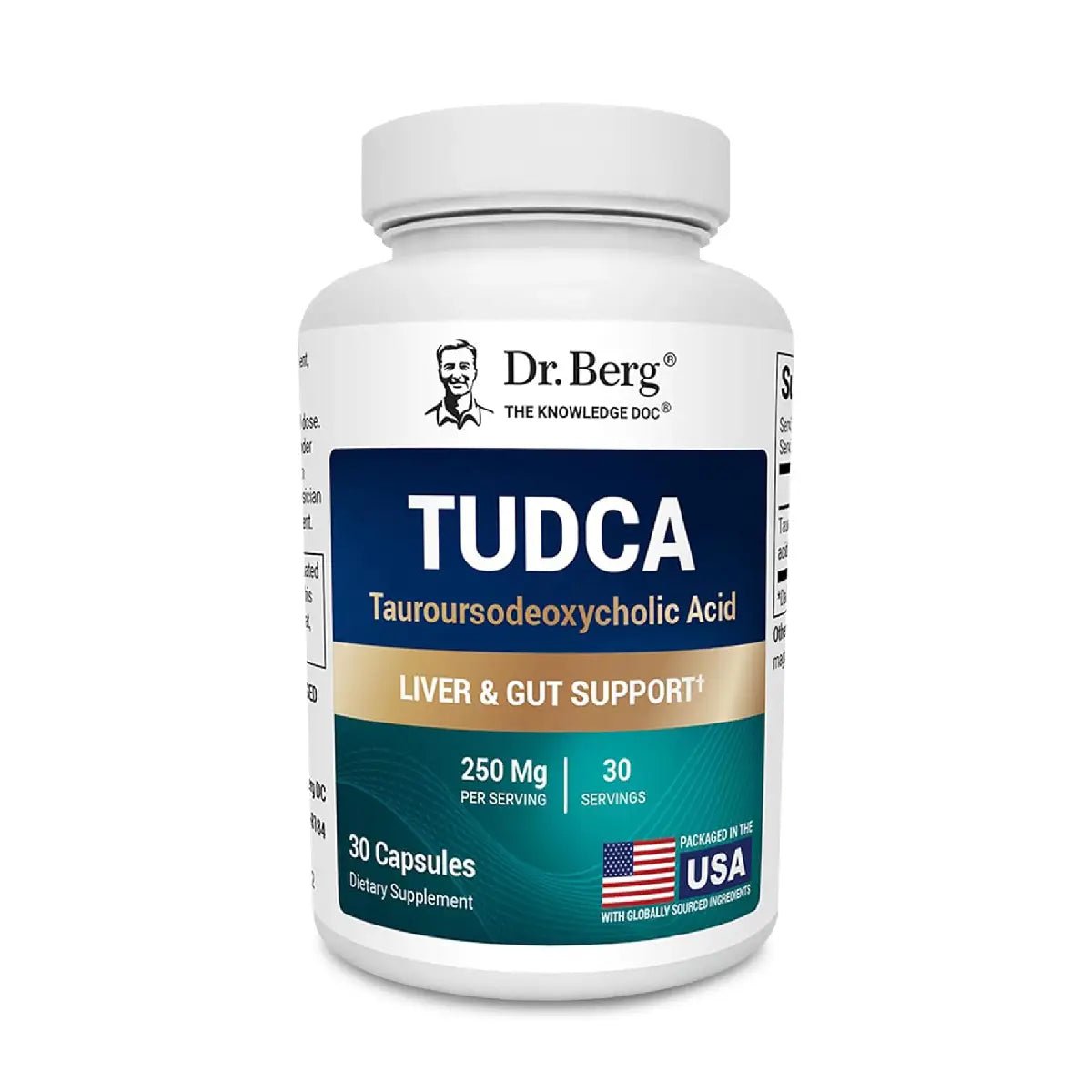 Dr. Berg TUDCA 250 mg 30 Cápsulas - Hi Vitamins
